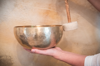klangschale mit gong